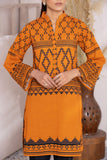 DC-0400 ORANGE DIGITAL PRINTED KURTA