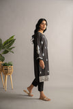 DC-0428 Black Embroidered Kurta
