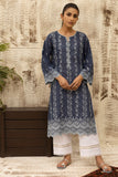 DC-0469 NAVY BLUE DYED EMBROIDERED KURTA