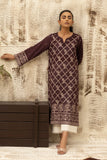 DC-0472 PURPLE DYED EMBROIDERED KURTA