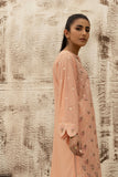 DC-0473 PEACH DYED EMBROIDERED KURTA