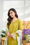 DC-2003 LIME-GREEN 2PCS EMBROIDERED KURTA WITH DUPATTA