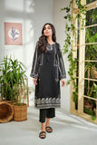 DC-2005 BLACK 2PCS  EMBROIDERED KURTA WITH TROUSER