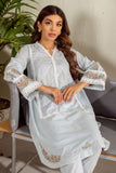 DC-2012 SKY BLUE 2PCS EMBROIDERED KURTA WITH TROUSER