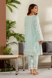 DC-2016 L-GREEN 2PCS EMBROIDERED KURTA WITH TROUSER
