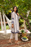 DC-2096 GREY 2PCS  EMBROIDERED KURTA WITH TROUSER