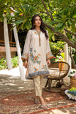 DC-2099 BEIGE 2PCS  EMBROIDERED KURTA WITH TROUSER