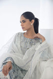 DA-2094 SKY BLUE EMBROIDERED KURTA