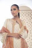 DA-2082 PEACH EMBROIDERED KURTA WITH DUPATTA