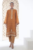 DA-1739 ORANGE EMBROIDERED KURTA