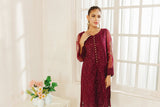 DA-1226 Purple EMBROIDERED KURTA