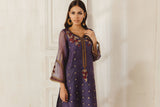 DA-1304 Blue EMBROIDERED KURTA