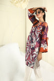 DC-0276 RUST EMBROIDERED KURTA